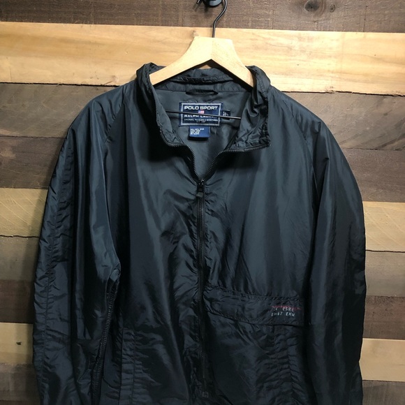 Polo Ralph Lauren Other - Vintage Polo Sport Men’s Black Windbreaker size L